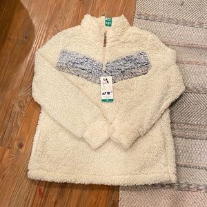 Quarter Zip Sherpa Pullover